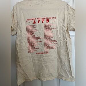 Alpha chi t shirt